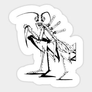 Mantis Sticker